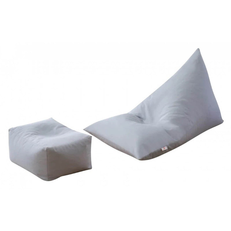 Anuri Hug Bean Bag Sofa with Footstool