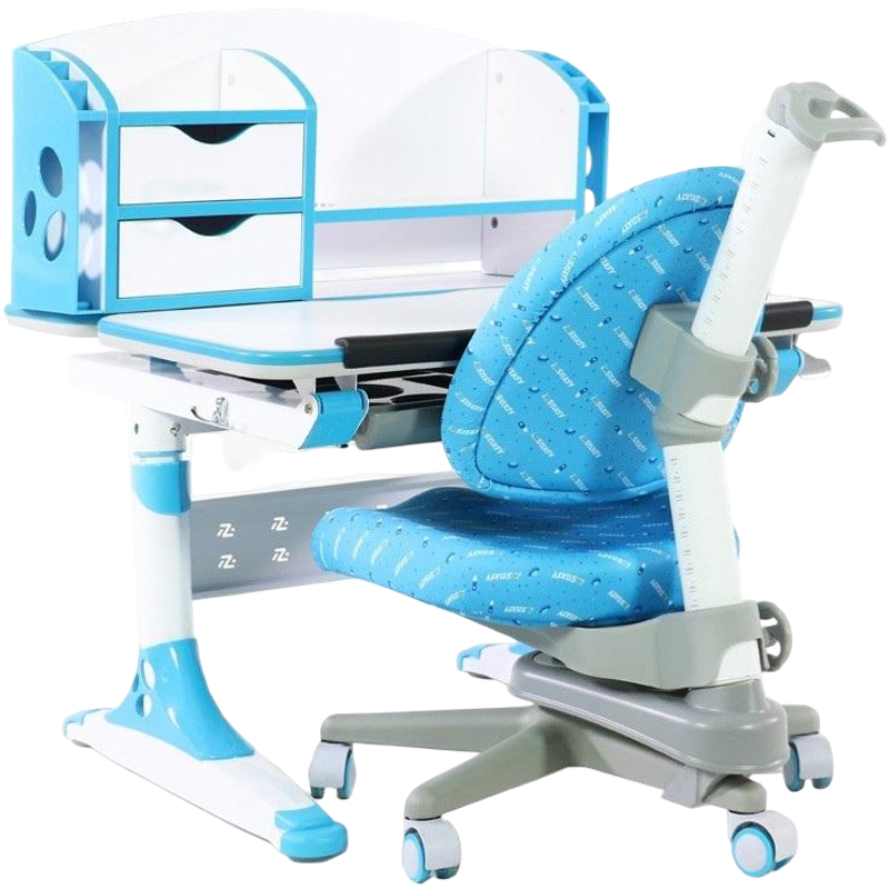 i-Study Creator Plus Desk and Ergo Comfort Chair Set - Blue