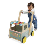 Janod Ice Cream Cart Push-Along Trolley
