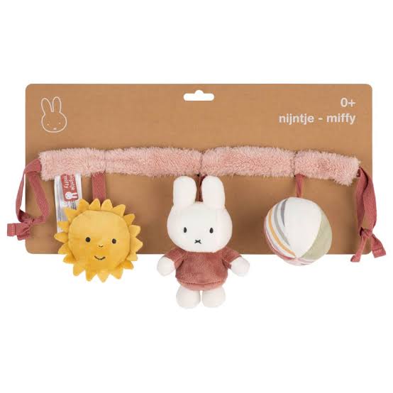 Tiamo Miffy Car seat toy Fluffy pink