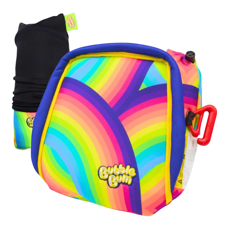 BubbleBum Inflatable Car Booster Seat - Rainbow