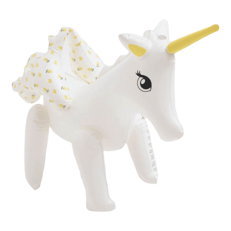 SUNNYLiFE Inflatable Sprinkler - Mima the Unicorn Lemon Lilac