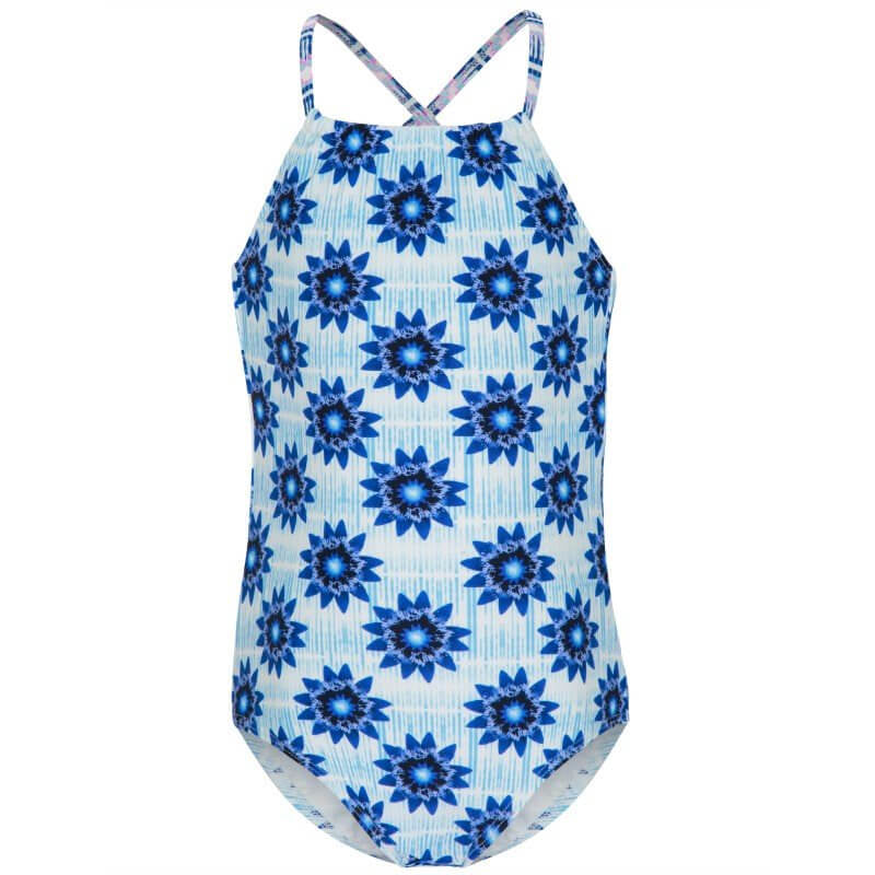 Platypus Inky Bloom UPF50+ Cross Back Swimsuit