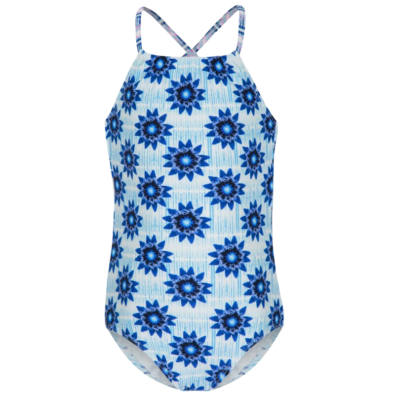 Platypus Inky Bloom UPF50+ Cross Back Swimsuit