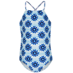 Platypus Inky Bloom UPF50+ Cross Back Swimsuit