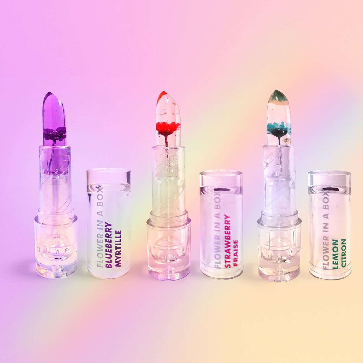 INUWET FLOWER IN A BOX / PH REACT / LEMON / BLUE