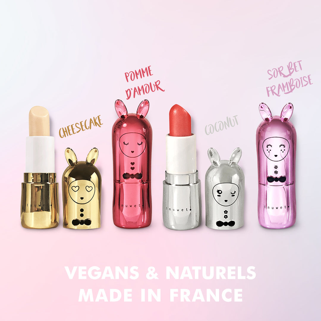 INUWET METAL LIPBALM / CANDY APPLE / RED