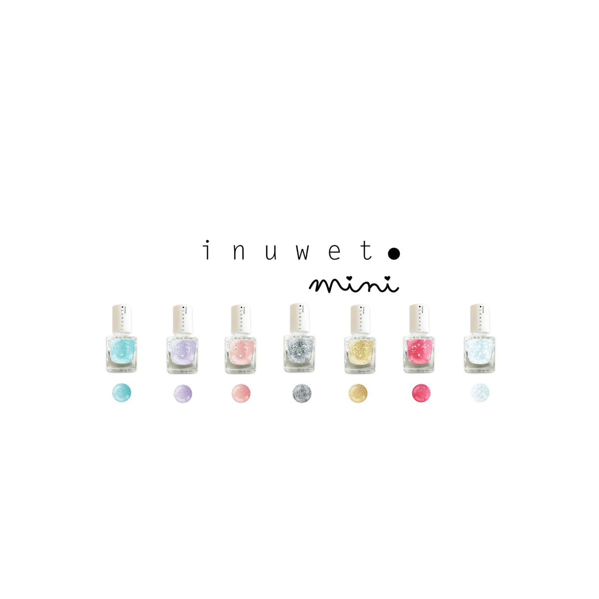 INUWET WATER BASED NAILPOLISH / PURPLE / BLUEBERRY SCENT V04