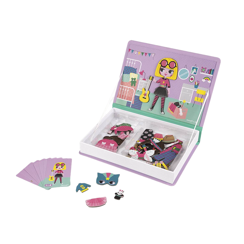 Janod Girl's Costumes Magnetibook