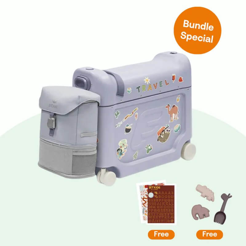 Stokke® JetKids™ Travel Bundle (BedBox™ V4 + Crew Backpack)