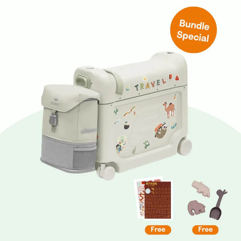 Stokke® JetKids™ Travel Bundle (BedBox™ V4 + Crew Backpack)
