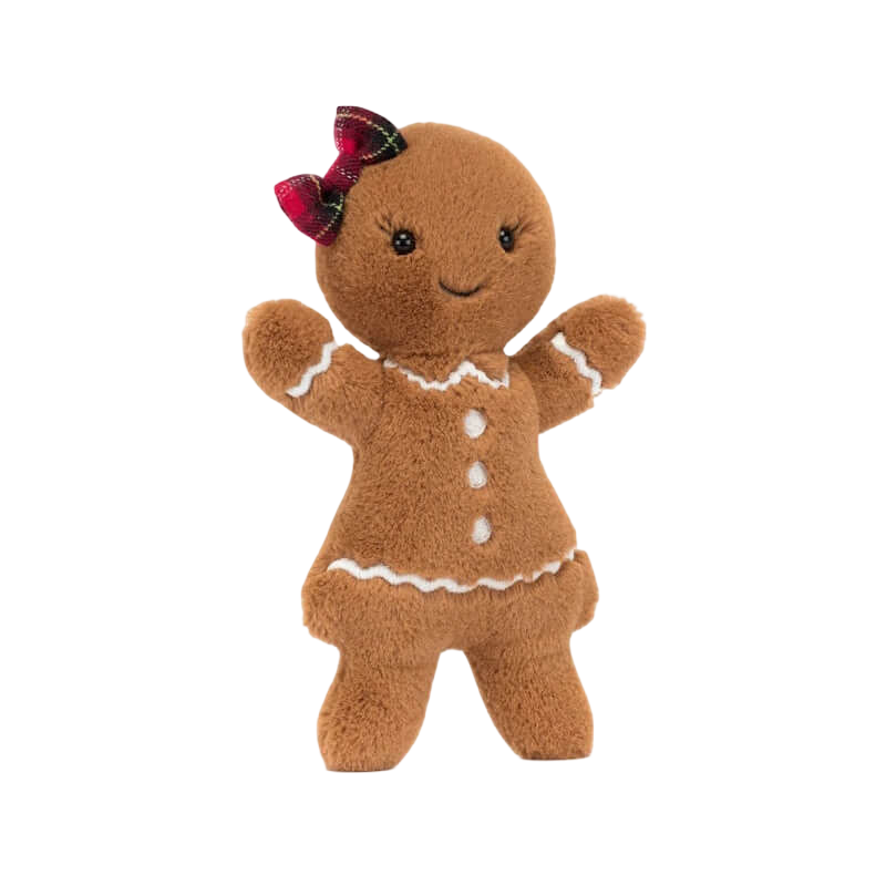 Jellycat Jolly Gingerbread Ruby - 中（限量版）