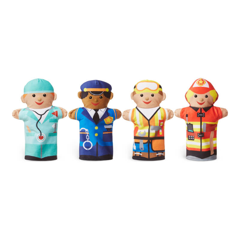 Melissa & Doug Jolly Helpers Hand Puppets