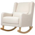 Babyletto Kai Rocker - Performance Natural Eco-Twill w/ Light Legs