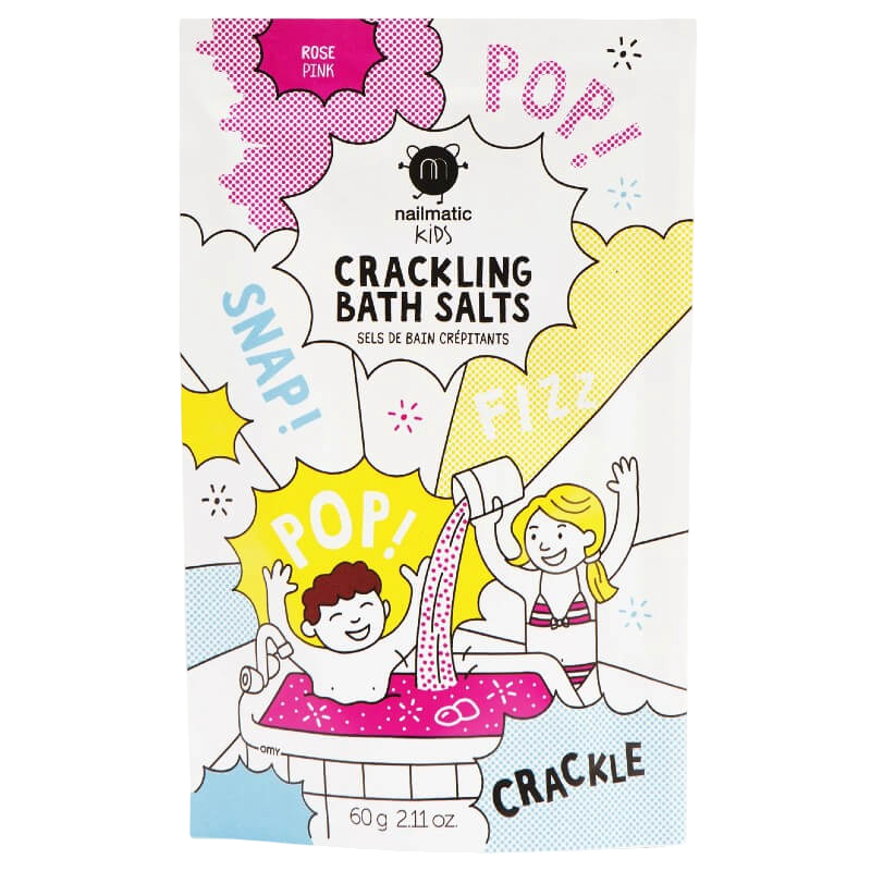 nailmatic Kids Crackling Bath Salts - Pink 60g
