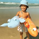 SUNNYLiFE Kids Inflatable Noodle - Sonny the Sea Creature Neon Orange
