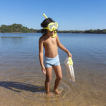 SUNNYLiFE Kids Snorkel Set Medium - The Sea Kids Yellow