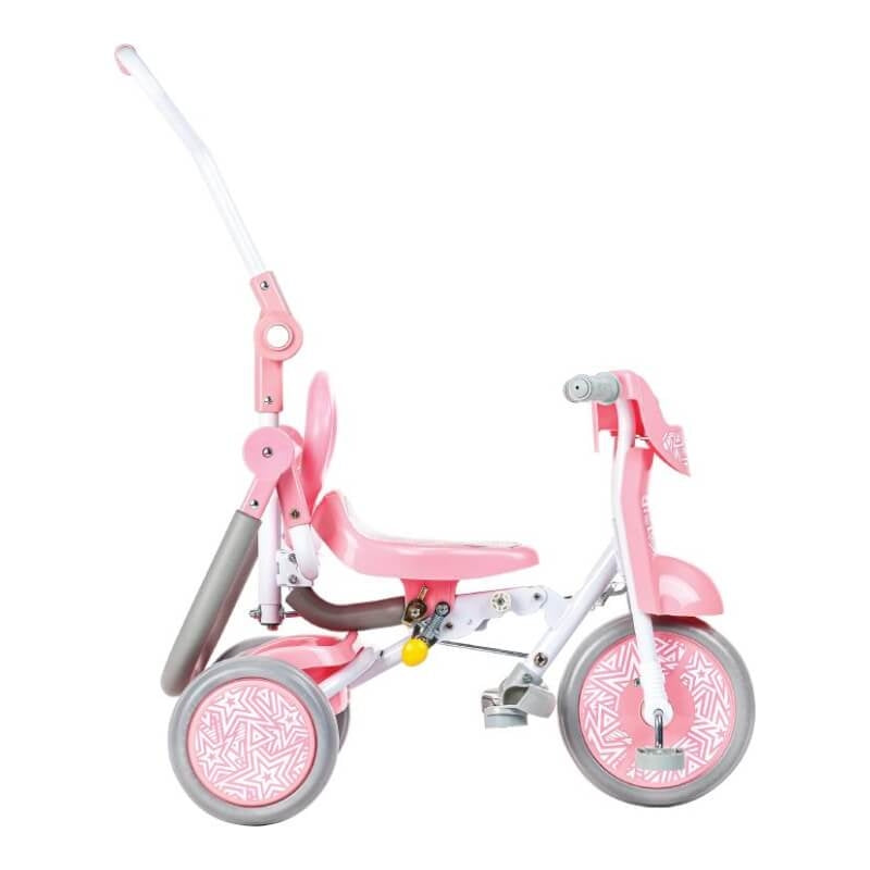 Kids Star 1st Move Foldable Tricycle - Sweet Pink