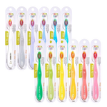 The Twelve Kids Toothbrush 12 colors in 1 PASTEL 36+M