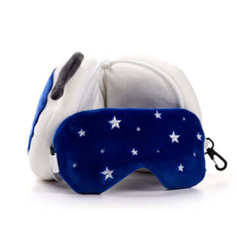RELAXEAZZZ Kids Travel Pillow & Eye Mask - Space Cadet