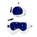 RELAXEAZZZ Kids Travel Pillow & Eye Mask - Space Cadet