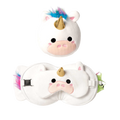 RELAXEAZZZ 兒童旅行枕頭和眼罩 - 獨角獸