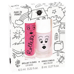 nailmatic Kids Nail Polish + Lip Gloss Set (Box of 2) - Fairytales