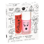 nailmatic 兒童指甲油 + 唇彩套裝（2 瓶裝）- 節日特輯