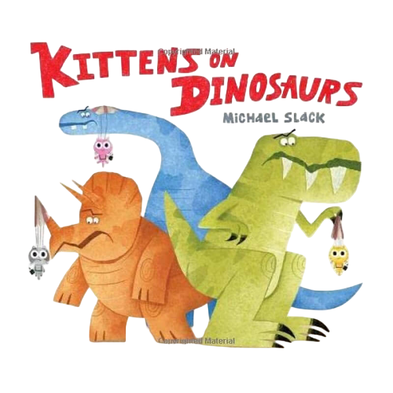 Books Kittens On Dinosaurs