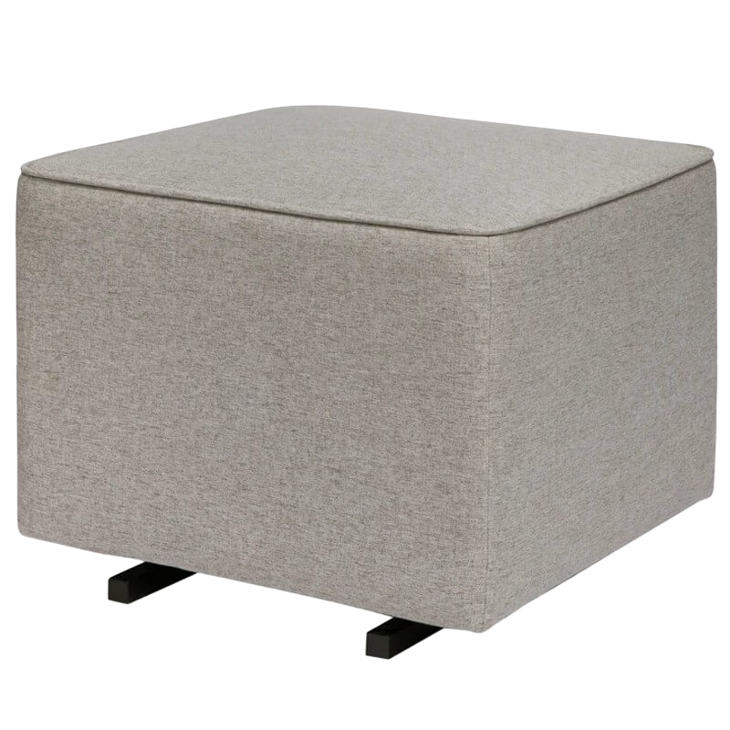 Babyletto Kiwi Gliding Ottoman - Performance Grey Eco-Weave