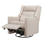 Babyletto Kiwi Plus 電動躺椅/旋轉搖椅，帶電動可調式頭枕和 USB 接口 - Performance Beach Eco-Weave 面料