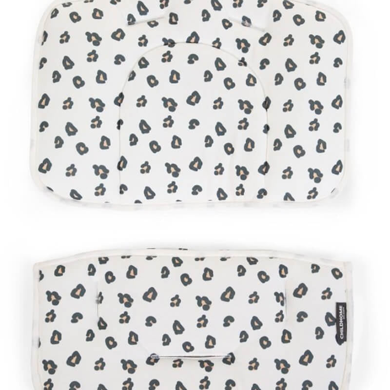 Childhome Lambda 3 Seat Cushion - Jersey, Leopard