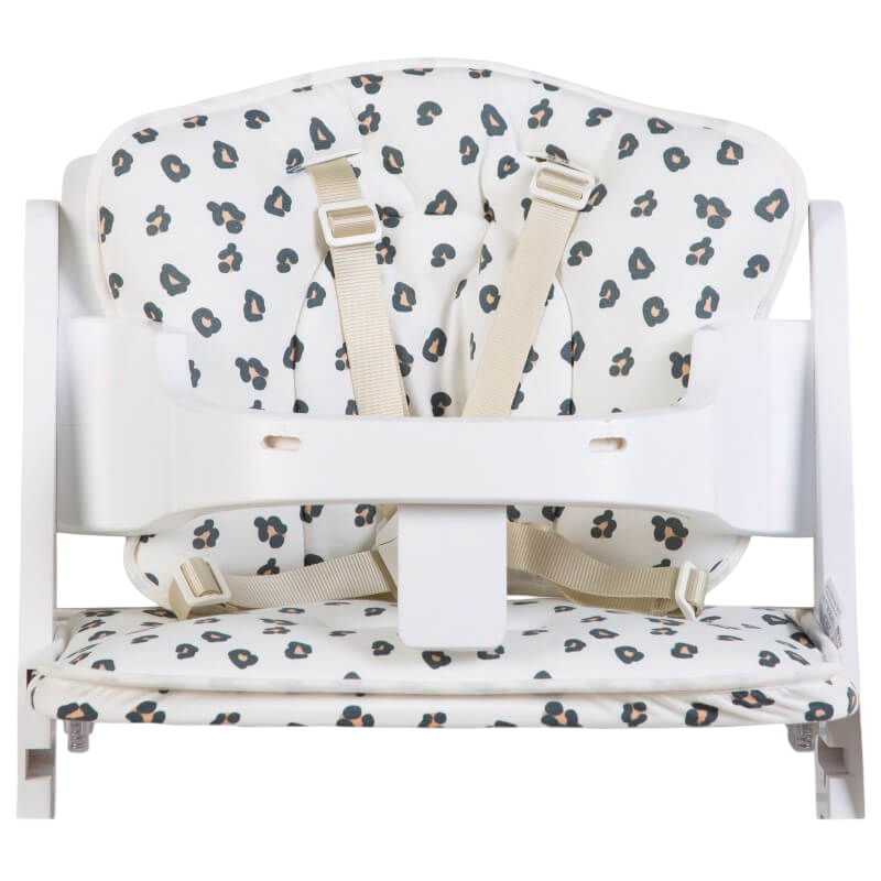 Childhome Lambda 3 Seat Cushion - Jersey, Leopard