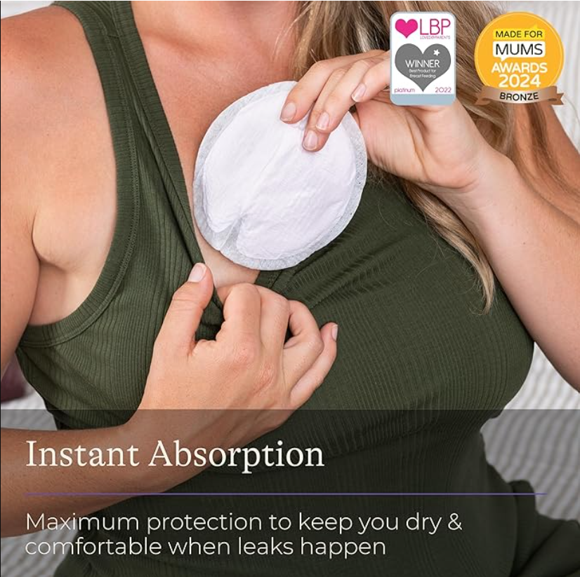 Disposable Breast Pads - 100 Pack - Leakproof & Ultra Thin
