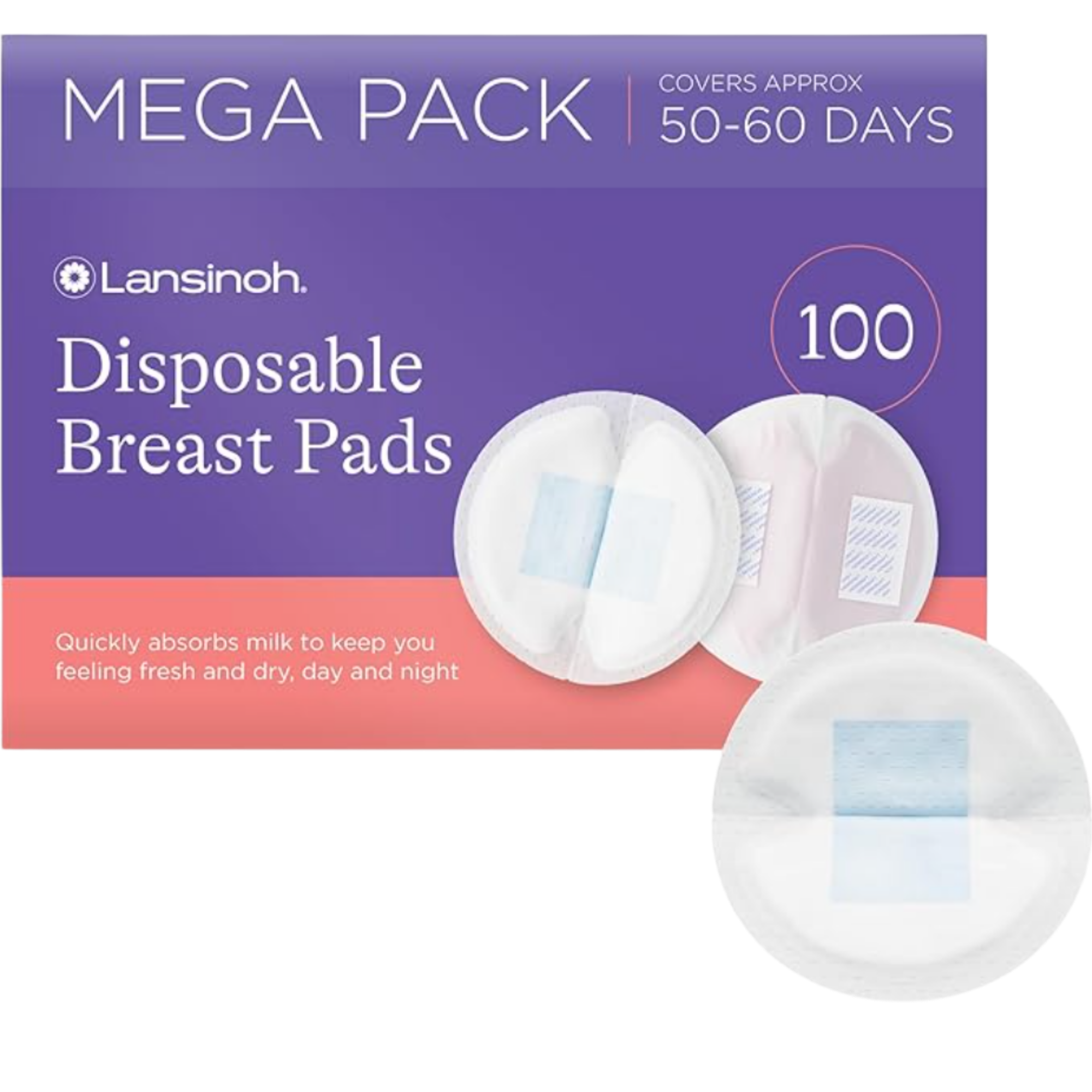 Disposable Breast Pads - 100 Pack - Leakproof & Ultra Thin