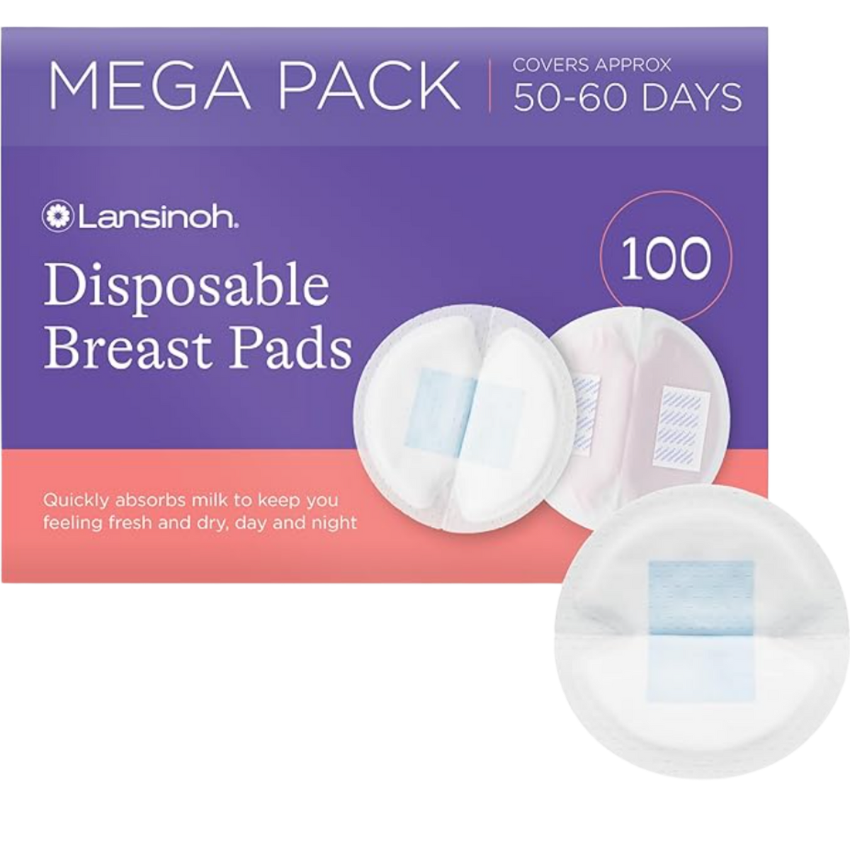 Disposable Breast Pads - 100 Pack - Leakproof & Ultra Thin