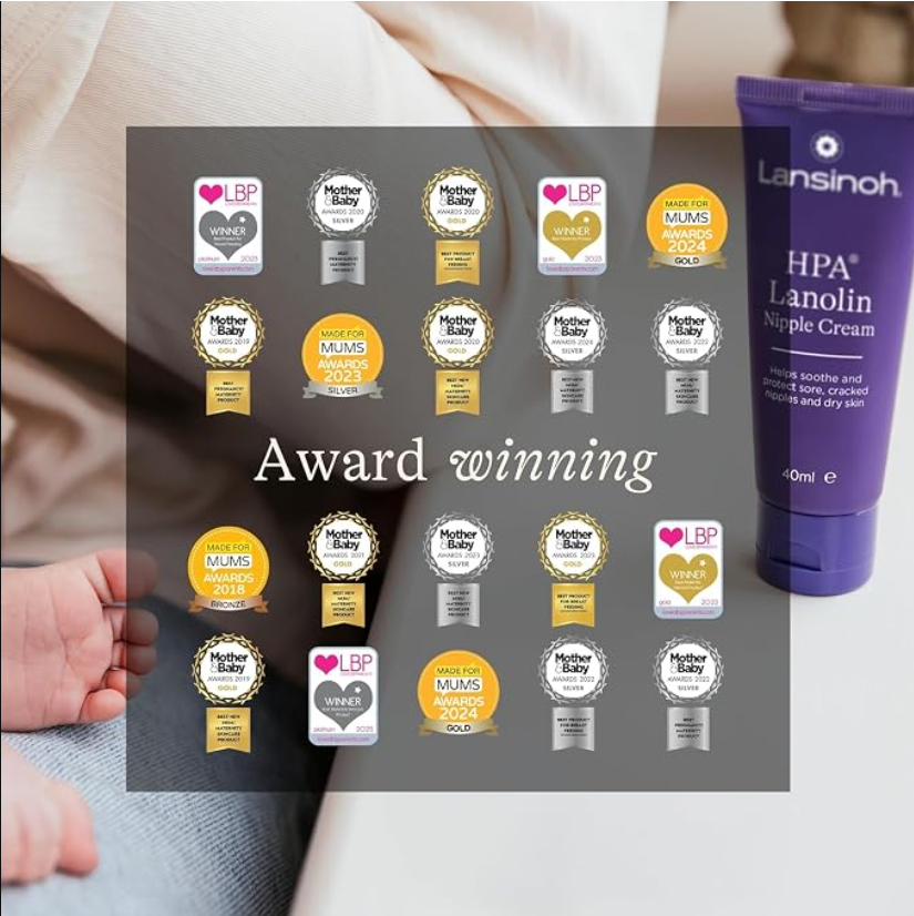HPA Lanolin Nipple Cream - 10ml - 100% Hypoallergenic Natural
