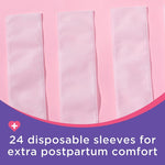 Lansinoh Hot & Cold Postpartum Therapy Packs Sleeve Refill (24-Pack)