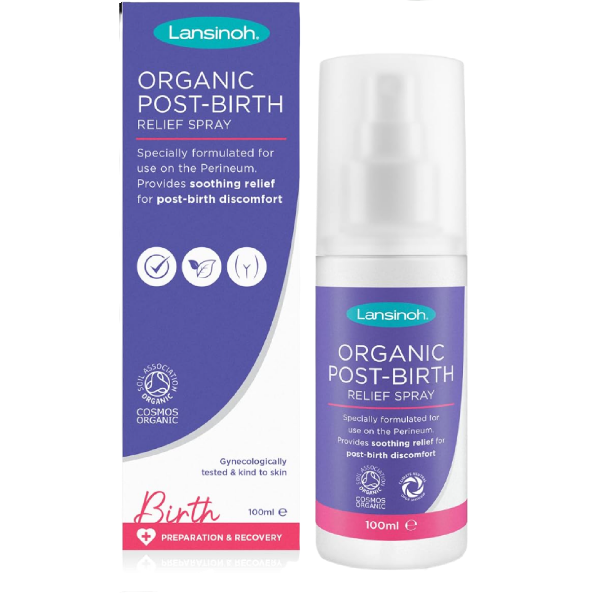 Organic Perineal Spray - 100ml - Cooling Post-Birth Relief