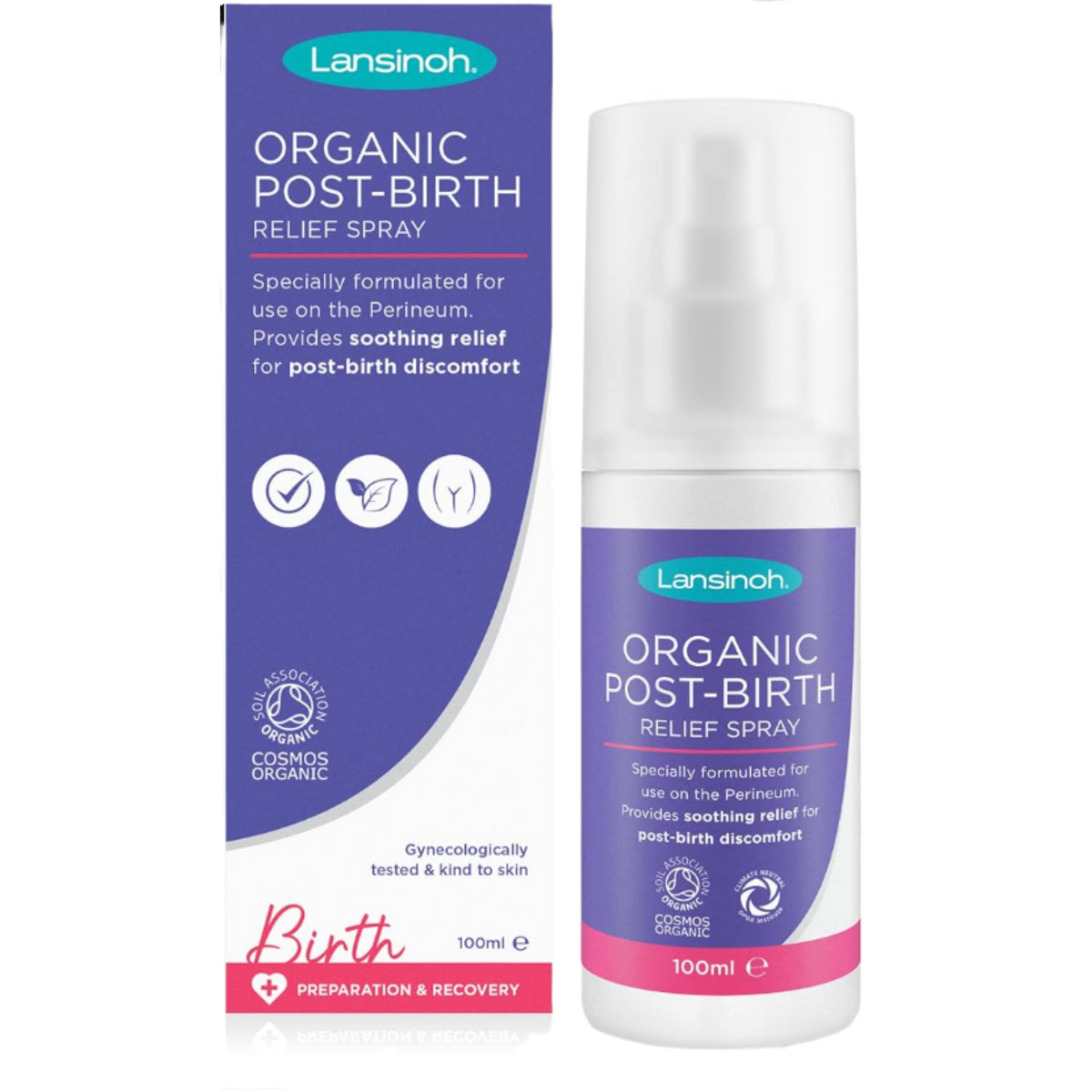 Organic Perineal Spray - 100ml - Cooling Post-Birth Relief