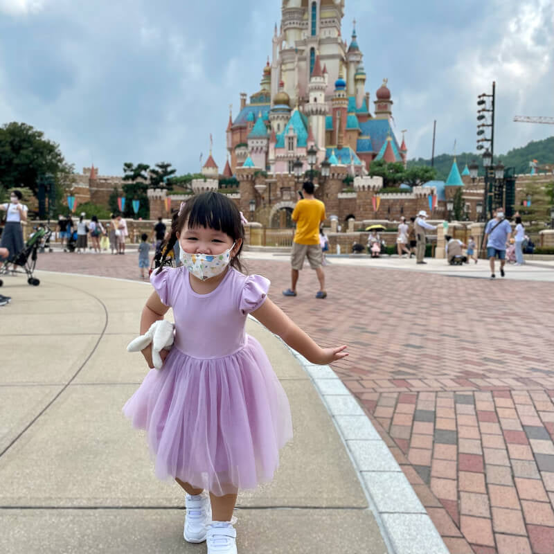 Cotton Pigs Lavender Mini Tutu Dress