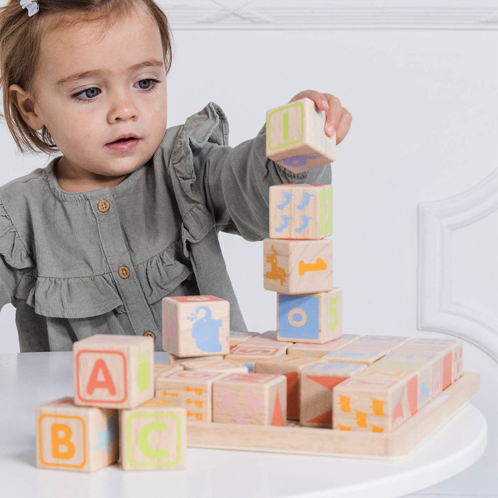 Le Toy Van ABC Learning Blocks - 30 Piece (6) FSC 100%