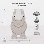 Le Toy Van Africa Stacking Animals & Bag - 10 Piece (6) FSC 100%