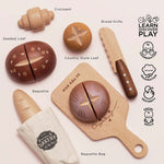 Le Toy Van Bread, Loaf and Knife Set (4)  FSC 100%