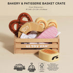 Le Toy Van Bakery & Patisserie Wooden Market Crate - 6 Pc (4) FSC 100%