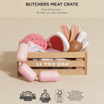 Le Toy Van Butchers Meat Wooden Market Crate - 7 Piece (4) FSC 100%