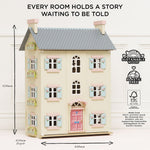 Le Toy Van Cherry Tree Hall Wooden Dolls House (1) FSC 100%