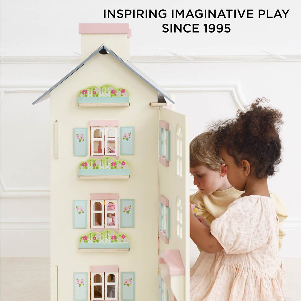 Le Toy Van Cherry Tree Hall Wooden Dolls House (1) FSC 100%