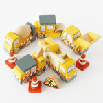 Le Toy Van Construction Toy Cars, Trucks & Diggers - 7 Pc (6) FSC 100%
