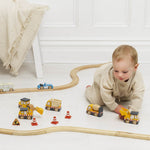 Le Toy Van Construction Toy Cars, Trucks & Diggers - 7 Pc (6) FSC 100%